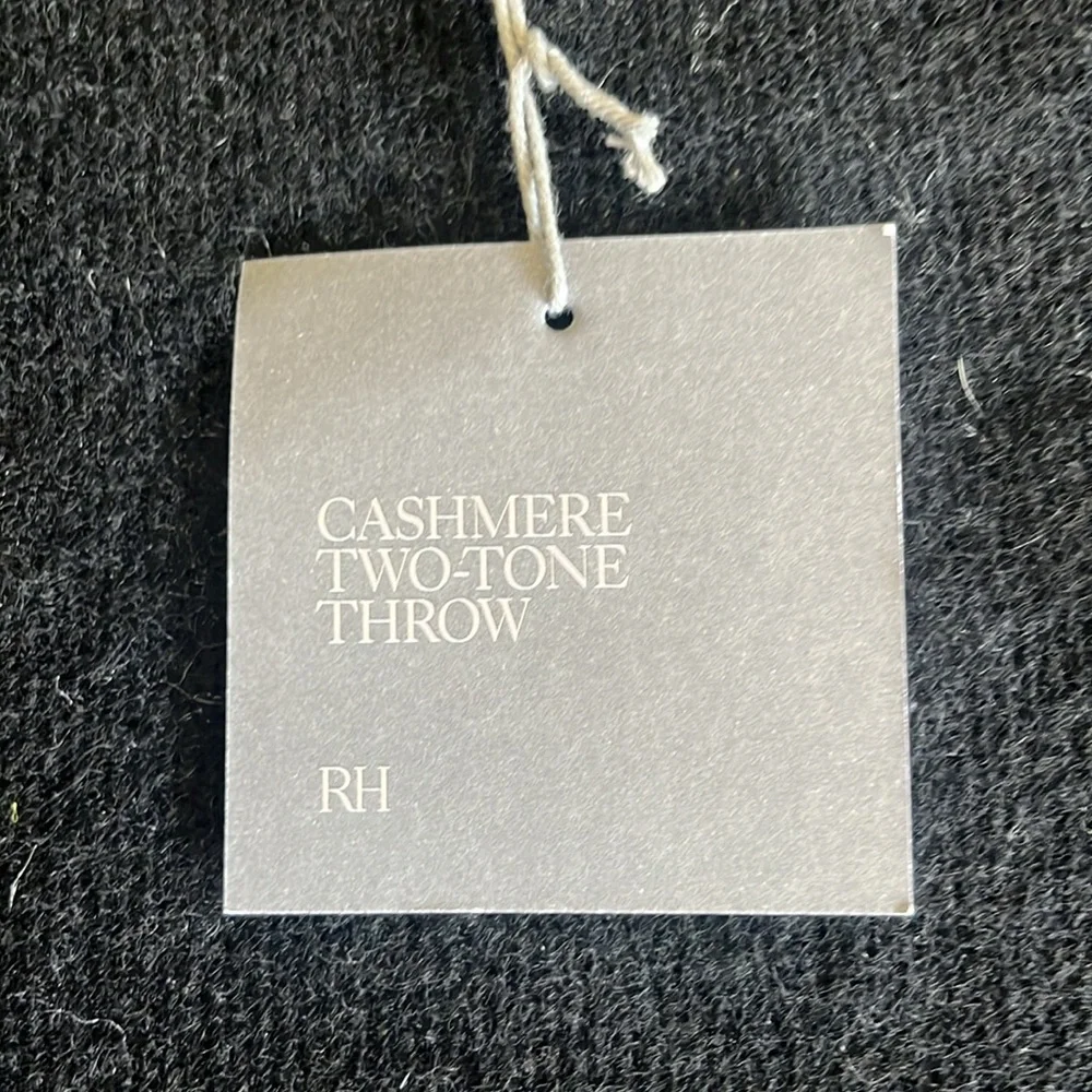 Restoration Hardware Cashmere Two-Tone Throw 50x70